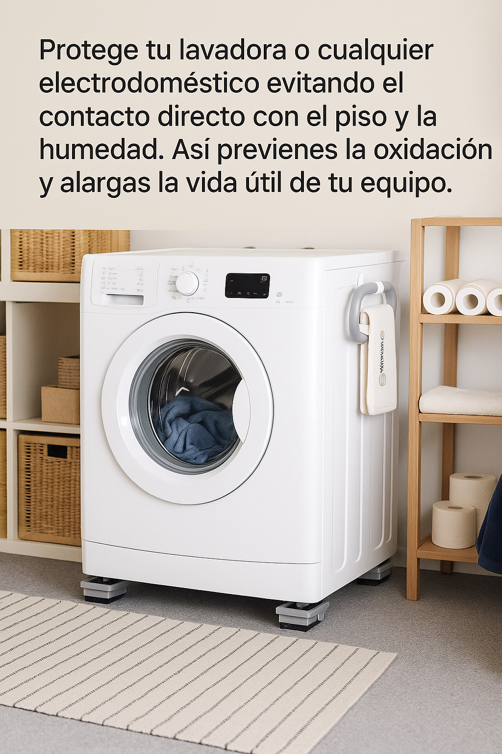 Base Móvil Ajustable Para Electrodomésticos y Muebles Pesados. ¡Es la solución que estabas buscando!